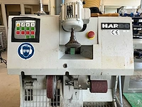Hardo ortho solo 75 band- schuur- polijstmachine v.v. pneumatische klepafzuiging - afbeelding 3 van  5