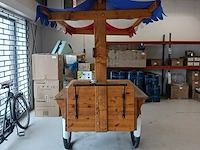 Haringkar /bakfiets , gazelle, onderstel en fiets ca 1930 en opbouw volledig vernieuwd - afbeelding 7 van  33