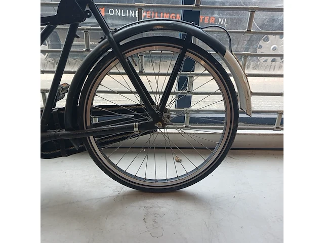 Haringkar /bakfiets , gazelle, onderstel en fiets ca 1930 en opbouw volledig vernieuwd - afbeelding 10 van  33