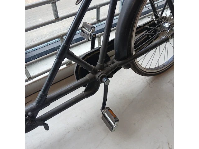 Haringkar /bakfiets , gazelle, onderstel en fiets ca 1930 en opbouw volledig vernieuwd - afbeelding 14 van  33