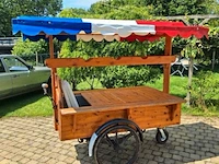 Haringkar /bakfiets , gazelle, onderstel en fiets ca 1930 en opbouw volledig vernieuwd - afbeelding 21 van  33