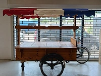 Haringkar /bakfiets , gazelle, onderstel en fiets ca 1930 en opbouw volledig vernieuwd - afbeelding 12 van  33