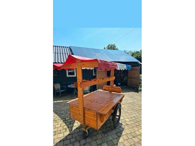 Haringkar /bakfiets , gazelle, onderstel en fiets ca 1930 en opbouw volledig vernieuwd - afbeelding 26 van  33