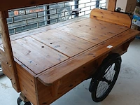 Haringkar /bakfiets , gazelle, onderstel en fiets ca 1930 en opbouw volledig vernieuwd - afbeelding 30 van  33