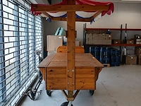 Haringkar /bakfiets , gazelle, onderstel en fiets ca 1930 en opbouw volledig vernieuwd - afbeelding 32 van  33