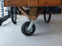 Haringkar /bakfiets , gazelle, onderstel en fiets ca 1930 en opbouw volledig vernieuwd - afbeelding 33 van  33