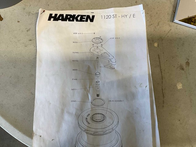 Harken scheepslier 1120 st-hy/e - afbeelding 7 van  7