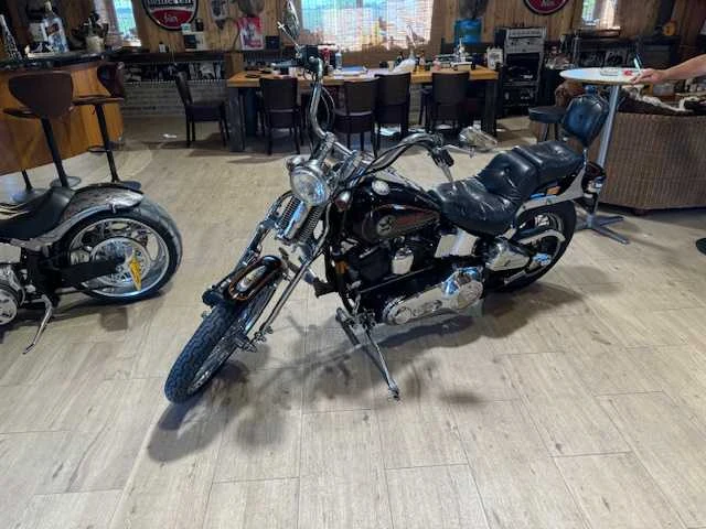 Harley davidson - chopper - fxsts springer - motorfiets - afbeelding 1 van  14