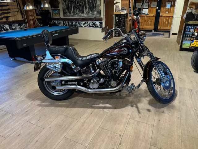 Harley davidson - chopper - fxsts springer - motorfiets - afbeelding 8 van  14