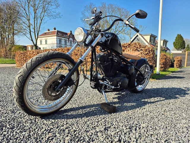 Harley davidson - chopper - xlh sportster - motorfiets - afbeelding 1 van  10