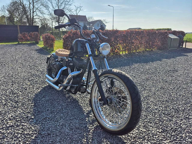 Harley davidson - chopper - xlh sportster - motorfiets - afbeelding 6 van  10