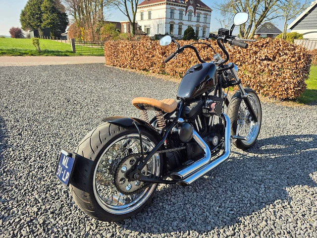 Harley davidson - chopper - xlh sportster - motorfiets - afbeelding 9 van  10