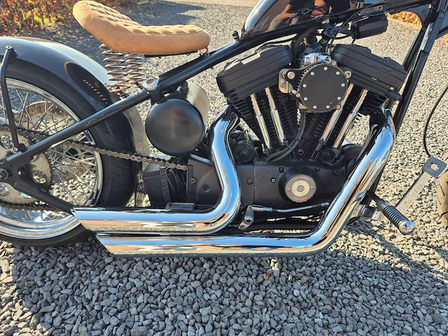 Harley davidson - chopper - xlh sportster - motorfiets - afbeelding 10 van  10