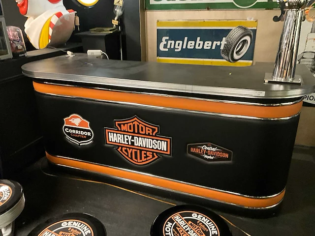 Harley-davidson - zeer mooie harley davidson bar met verlichting - afbeelding 3 van  6