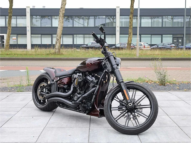 Harley davidson chopper fxbr breakout custom 2018, 75-mv-rh - afbeelding 1 van  15