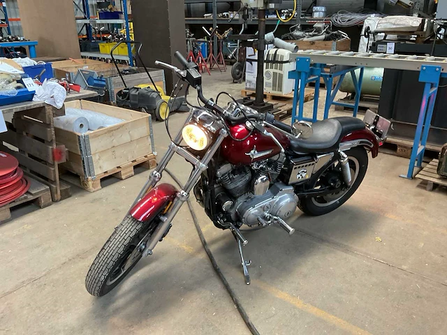 Harley-davidson chopper motorfiets - afbeelding 6 van  13