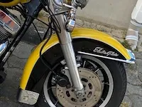 Harley-davidson electra glide, zeldzaam strak harley-davidson, flhtp electra glide, zwart / geel, bouwjaar 1988 - afbeelding 6 van  21