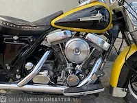 Harley-davidson electra glide, zeldzaam strak harley-davidson, flhtp electra glide, zwart / geel, bouwjaar 1988 - afbeelding 7 van  21