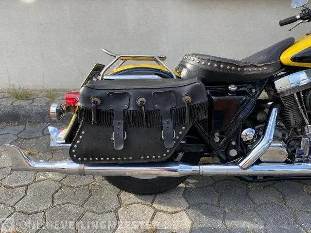 Harley-davidson electra glide, zeldzaam strak harley-davidson, flhtp electra glide, zwart / geel, bouwjaar 1988 - afbeelding 9 van  21