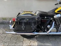 Harley-davidson electra glide, zeldzaam strak harley-davidson, flhtp electra glide, zwart / geel, bouwjaar 1988 - afbeelding 9 van  21