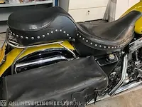 Harley-davidson electra glide, zeldzaam strak harley-davidson, flhtp electra glide, zwart / geel, bouwjaar 1988 - afbeelding 10 van  21