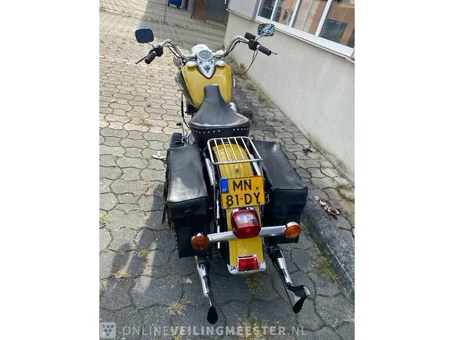 Harley-davidson electra glide, zeldzaam strak harley-davidson, flhtp electra glide, zwart / geel, bouwjaar 1988 - afbeelding 12 van  21