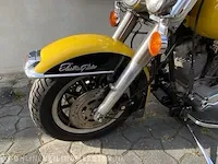 Harley-davidson electra glide, zeldzaam strak harley-davidson, flhtp electra glide, zwart / geel, bouwjaar 1988 - afbeelding 16 van  21
