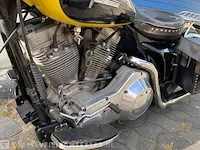 Harley-davidson electra glide, zeldzaam strak harley-davidson, flhtp electra glide, zwart / geel, bouwjaar 1988 - afbeelding 18 van  21