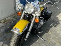 Harley-davidson electra glide, zeldzaam strak harley-davidson, flhtp electra glide, zwart / geel, bouwjaar 1988 - afbeelding 19 van  21