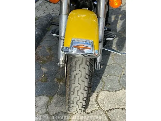 Harley-davidson electra glide, zeldzaam strak harley-davidson, flhtp electra glide, zwart / geel, bouwjaar 1988 - afbeelding 20 van  21
