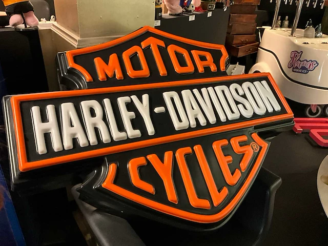 Harley-davidson lichtreclame - afbeelding 3 van  4