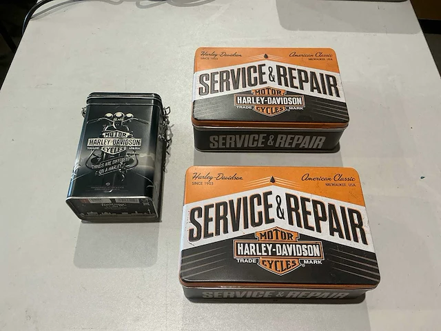 Harley davidson merchandise (3x) - afbeelding 1 van  6