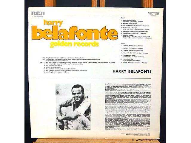 Harry belafonte. golden records - afbeelding 2 van  3