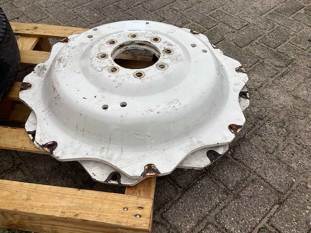 Hart plaat fiat velg (2x) - afbeelding 3 van  4