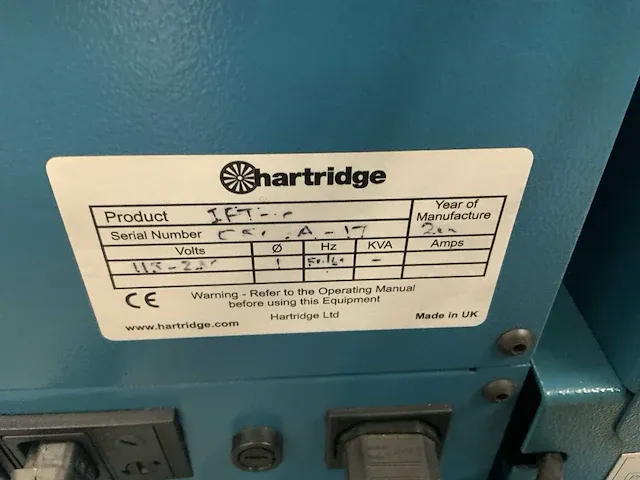 Hartridge - ift-70 - diesel fuel injection tester - 2009 - afbeelding 4 van  12