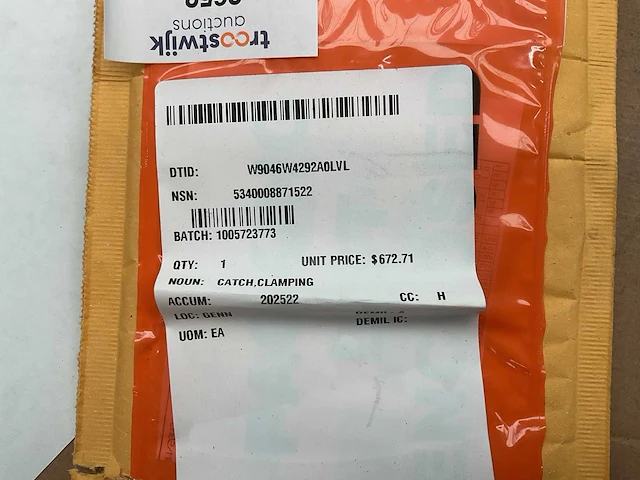 Hartwell usa clamping catch - afbeelding 4 van  4