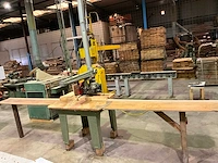Harwi - radiaalafkortzaagmachine v.v. aanvoertafel - afbeelding 1 van  6