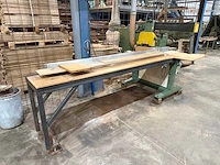 Harwi 625-h radiaalafkortzaagmachine v.v. aanvoertafel - afbeelding 3 van  9