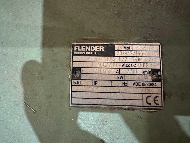 Harwi 625-h radiaalafkortzaagmachine v.v. aanvoertafel - afbeelding 9 van  9