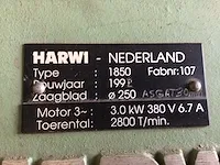 Harwi verticale platenzaagmachine - afbeelding 2 van  11