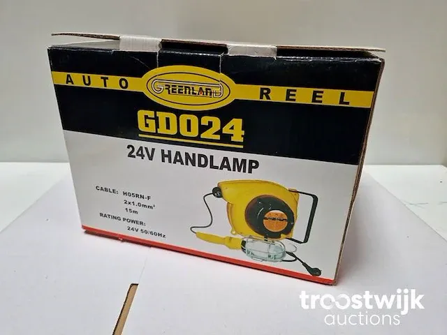 Haspel met looplamp - afbeelding 1 van  4
