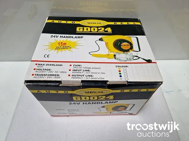 Haspel met looplamp - afbeelding 3 van  4