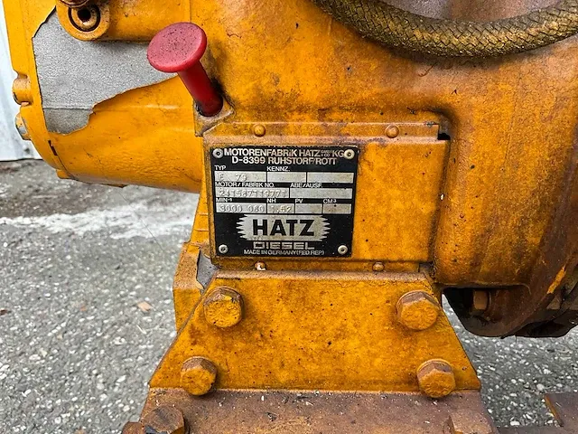 Hatz - e79 - waterpomp 30.000 liter v.v afvoer slangen - afbeelding 6 van  11