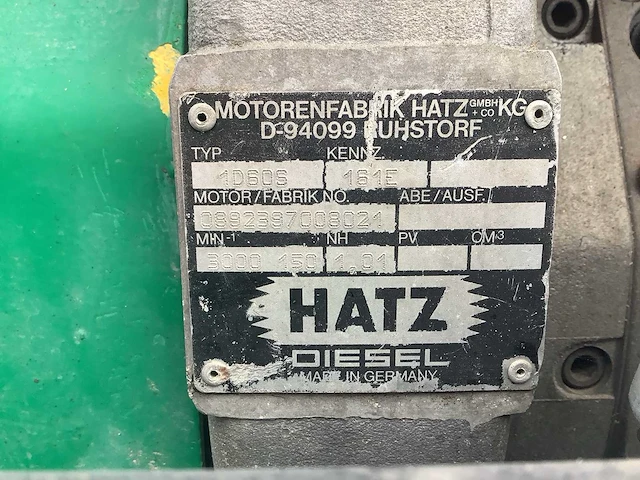 Hatz 1d60s trilplaat - afbeelding 7 van  7