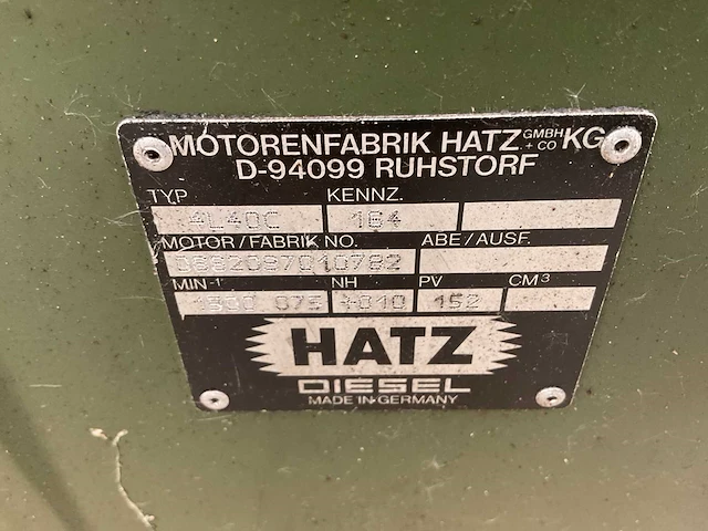 Hatz silent pack dieselmotor - afbeelding 7 van  7