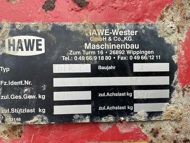 Hawe ds16t zelfrijdende mestverspreider - afbeelding 7 van  45