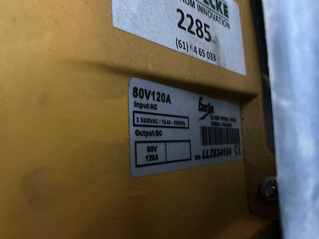 Hawker - 80v 120a - acculaders - afbeelding 2 van  2