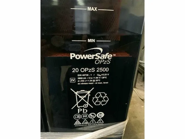 Hawker enersys powersafe 20 opzs 2500 batterijopslag (5x) - afbeelding 2 van  6