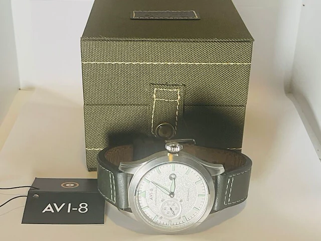 Hawker hurricane automatic militaire herenhorloge avi-8 - afbeelding 2 van  8