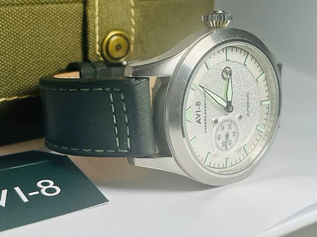 Hawker hurricane automatic militaire herenhorloge avi-8 - afbeelding 5 van  8